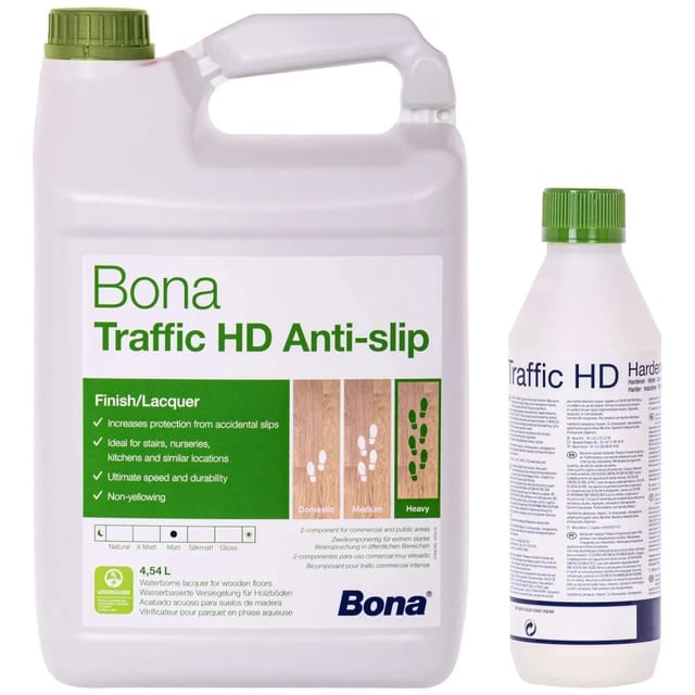 Bona Traffic Hd Antirutsch 2k Polyurethanlack 4,95, 4,5 Liter + 0,45, Härter