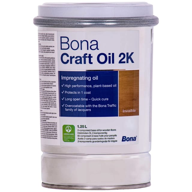 Bona Craft Öl 2k Invisible 1,25 Liter