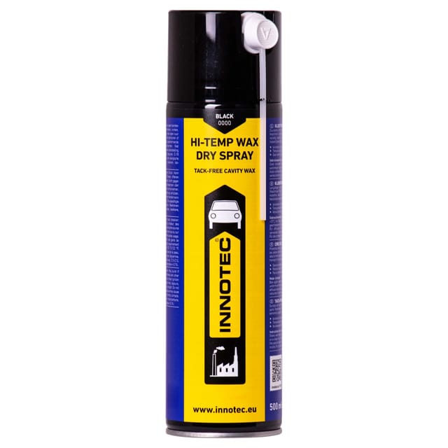 Innotec Hi-Temp-Wax Dry Sprühdose 500 ml Schwarz