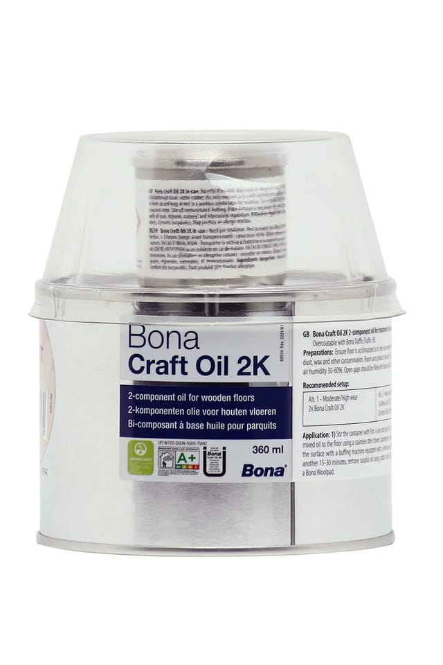 Bona Craft Oil 2k Frost 400 ml Weiß