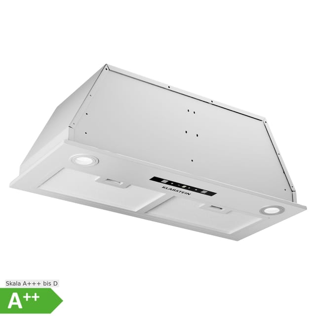 Paolo 72 Dunstabzugshaube Einbau 72 cm 520 m³/h LED Touch A++ Weiß