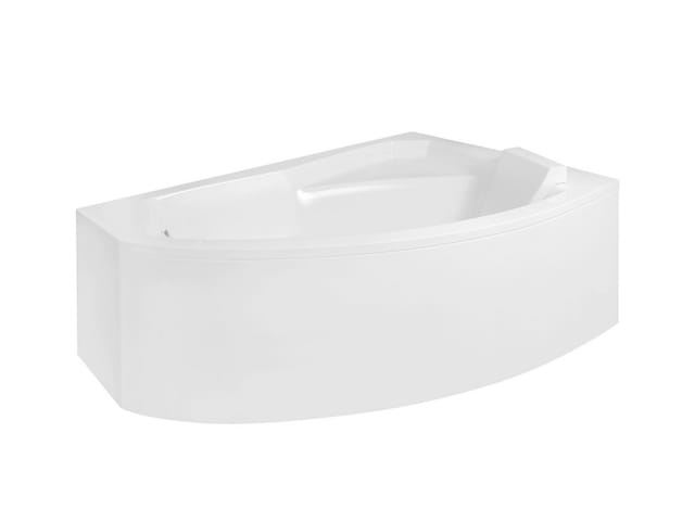 KOLMAN Badewanne Eckbadewanne Rima 150x95, (Links/Rechts), Ablaufgarnitur & Füße GRATIS