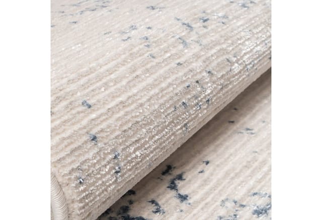 TeppichHome24 Teppich Glänzender Wohnzimmer Teppich in blau-weiß, rechteckig