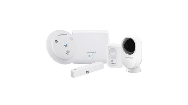 Homematic IP Smart Home Set Sicherheit mit Starter Set Alarm und Innenkamera – plus, HmIP-SK7 und HmIP-CI-PL