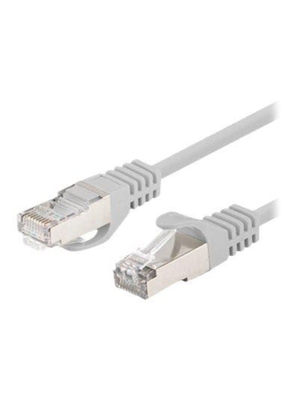 Lanberg patch cable - 25 cm - grey RAL 7035 - Grau