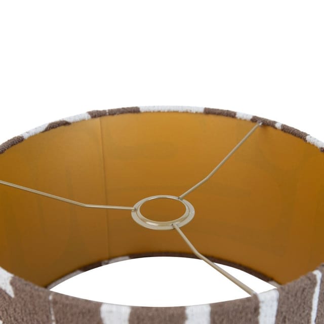 Qazqa Lampenschirm Cilinder bruin beige