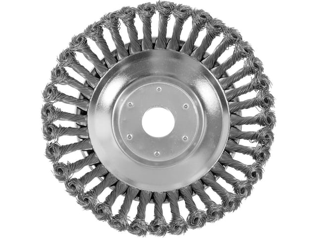 TRIZERATOP Kreissägeblatt Drahtbürste für Motorsense 200 mm, 25,4 mm Bohrung (Drahtbürste für Motorsense 200 mm, 25,4 mm Bohrung)