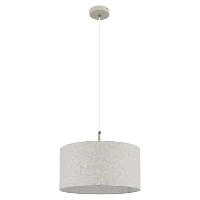 Globo Pendelleuchte rund Deleon (60 W, Ø x H: 40 x 120 cm, Sandfarben, E27)