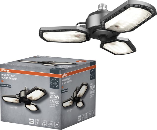 Ledvance LED Arbeitsleuchte für Baustellenfassung 40 Watt, E27-Sockel
