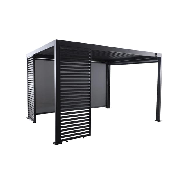MWH das Original FF-Eco-O Serie Feststehende Lamellenwand 85cm Anthrazit 1 Stück