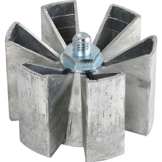 Camar Befestigungsteil für Glasplatten-Adapter ø 80 mm Aluminium