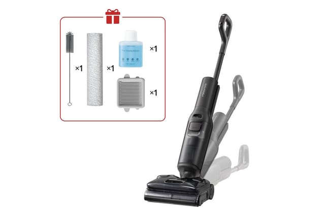 Roborock Nass-Trocken-Sauger F25 Steam Dampfreiniger mit 25.000 Pa Saugleistung, 280 W, beutellos, Steam-Modus, 95 °C Selbstreinigung und 95 °C Trocknung
