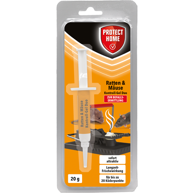 Protect Home Kontroll-Gel Duo für Ratten & Mäuse 20 g