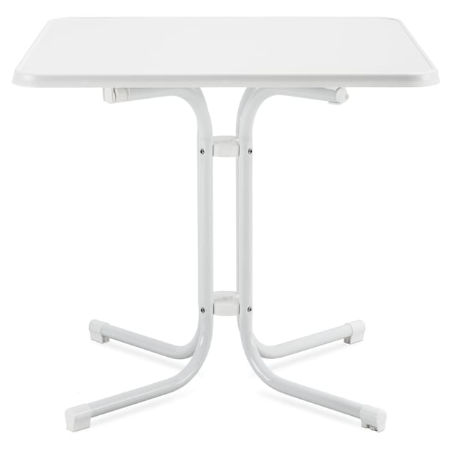 Beautissu Bistrotisch Bistroni WP 70x70xH70cm Weiß