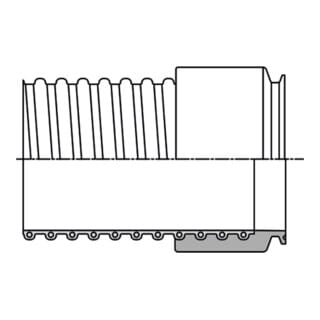 Norres TRI-Clamp Kuppl.CONNECT 245 FOOD f.Innen-D.38mm f.Schl.350,351 ,355,533,341,345