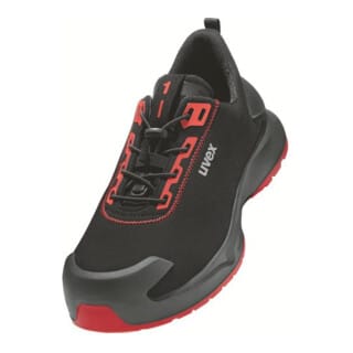 uvex Halbschuhe 1 x-craft S3L schwarz rot Weite 12 Größe 38