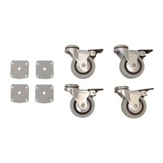 STIER Rollensatz 501-33 für höhenverstellbaren Schreibtisch 75mm