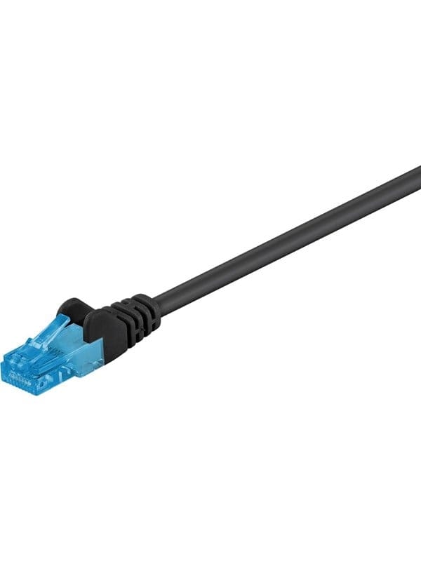 Pro LAN CAT 6A U/UTP - Schwarz - 15m