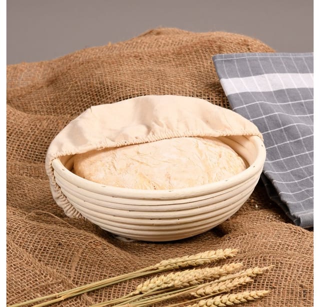 KESPER® Gärkorb Gärkörbchen, rund, FSC® zertifiziert, (1-tlg), Bezug abnehmbar und waschbar