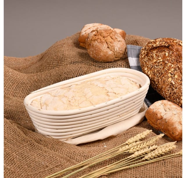 KESPER® Gärkorb Gärkörbchen, oval, FSC® zertifiziert, (1-tlg), Bezug abnehmbar und waschbar