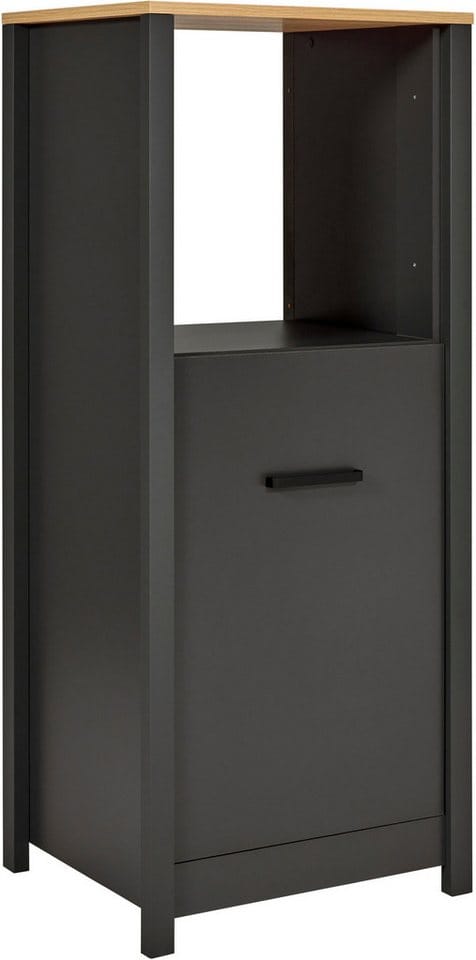Inter Link Backofen/Kühlumbauschrank Pienza, Küchenschrank, Backofenschrank, Kühlschrankintegration (1-St) Backofen & Kühlschrank, Softclose, Füße höhenverstellbar, 70x60x167 cm