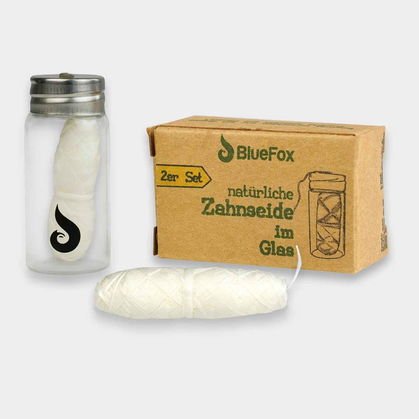 wisefood Küche Mais Zahnseide im Glas - 30m - 2 Rollen Bild 3