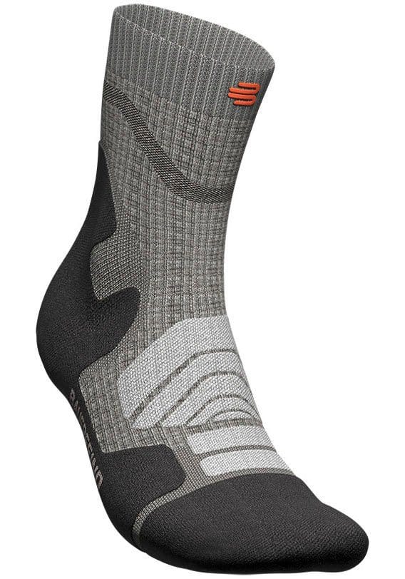 Bauerfeind Sportsocken Outdoor Merino Mid Cut Socks, Women mit hohem Merinowollanteil, atmungsaktiv, wärmend