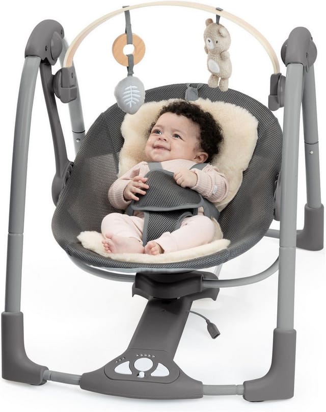 ingenuity Babywippe Every Season™ Swing 'n Go Portable Swing™ - Wesley™, mit Musik und Geräuschen