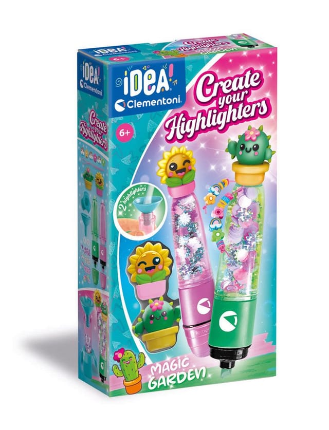 Clementoni® Kreativset Idea, Deine Textmarker-Kreationen - Garten