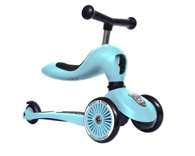 Scoot and Ride Dreiradscooter Highwaykick 1 Ash, 50 kg, Kinder Fahrzeug