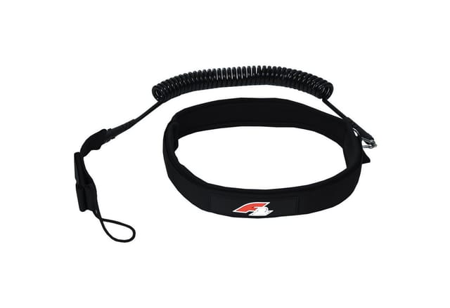 F2 SUP-Leash F2 Stand Up Paddling Leash Hüft Coiled Leash Schwarz