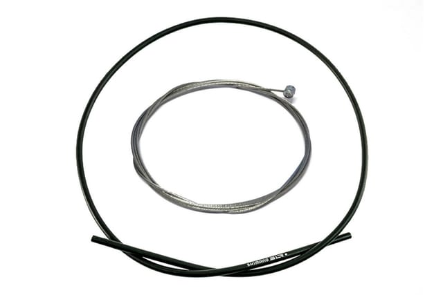 Shimano Scheibenbremse Set SHIMANO Bremszug Bowdenzug 2000mm inkl Außenhülle Endkappen
