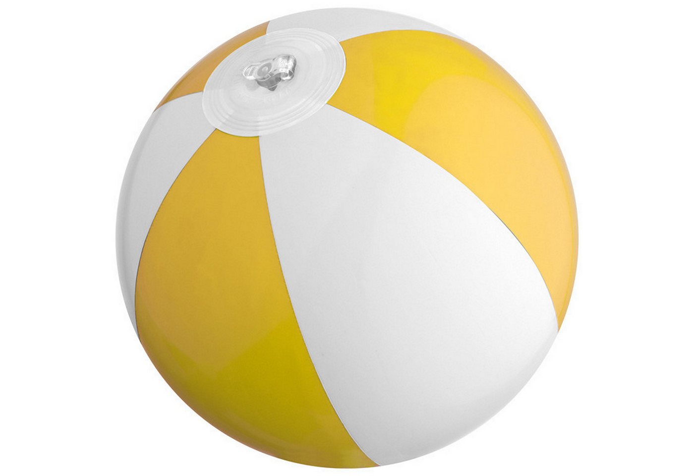 Macma Wasserball Mini Strandball / Wasserball / Farbe: gelb-weiß
