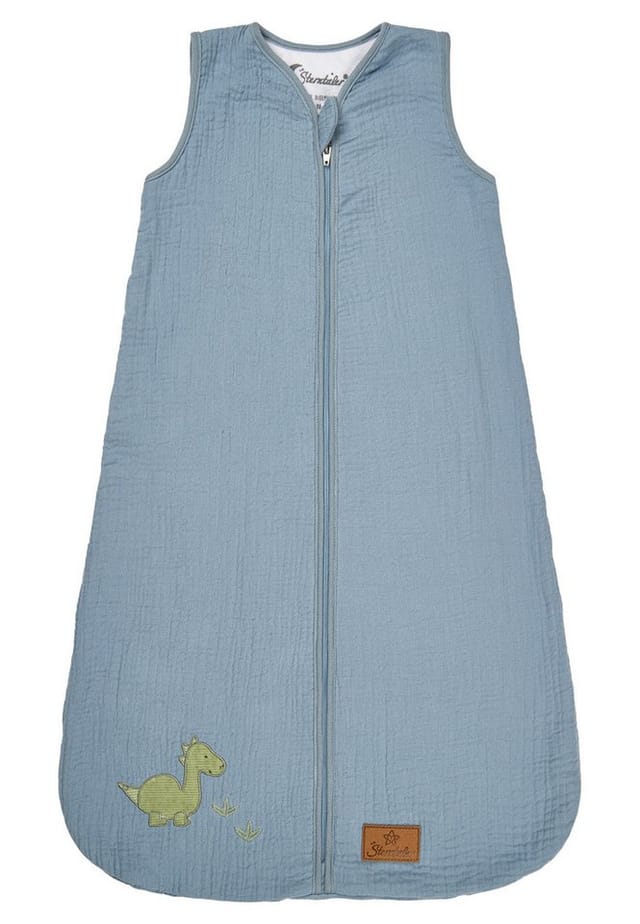 Sterntaler® Kinderschlafsack Musselin-Schlafsack 90cm DINO Rexi (1 tlg)