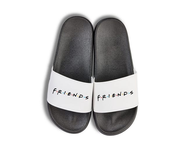 Youth Designz Friends Unisex Badelatschen Flip Flops Badeschuh mit lustigen Logo für Damen und Herren