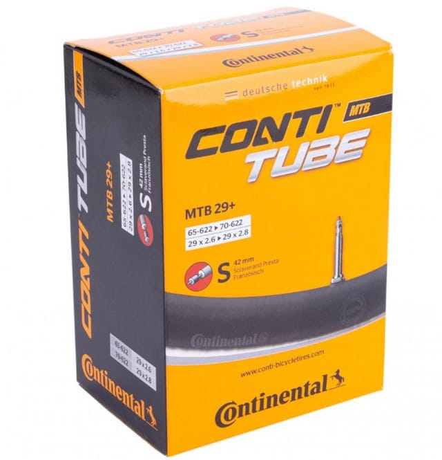 CONTINENTAL Fahrradschlauch Continental MTB 29 Wide Schlauch für 29x2.60-2.80 Reifen - 65-622 bis
