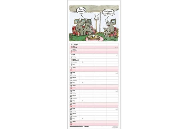 Korsch Verlag Familienkalender Planer für den (Un)Ruhestand 2027