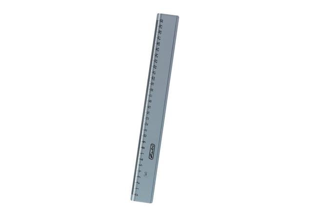 Herlitz Lineal herlitz Flachlineal, 300 mm lang, transparent, Kunststoff