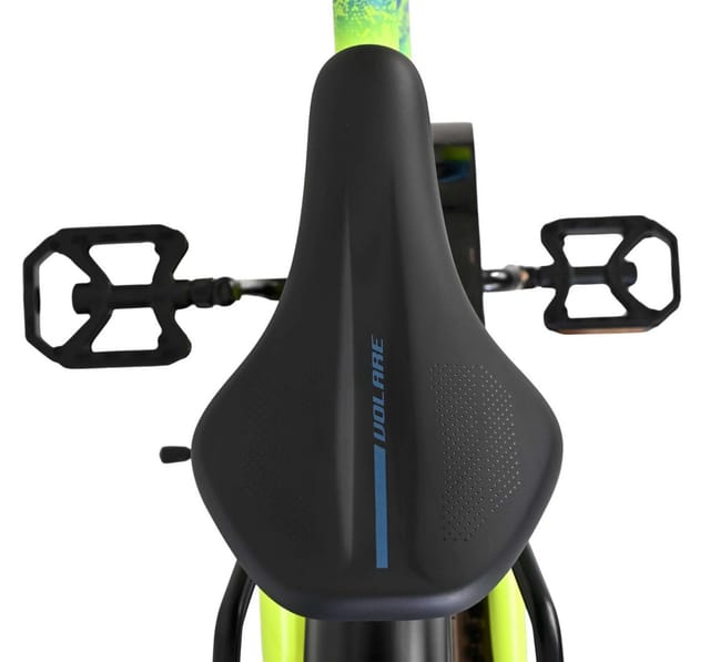 Volare Kinderfahrrad Thombike Jungs 18 Zoll Blau/Grau - Stützräder, Rücktritt- & Handbremse, Abnehmbare Stützräder, Sattelhöhe 51,5–66 cm, Alter 4–7 Jahre