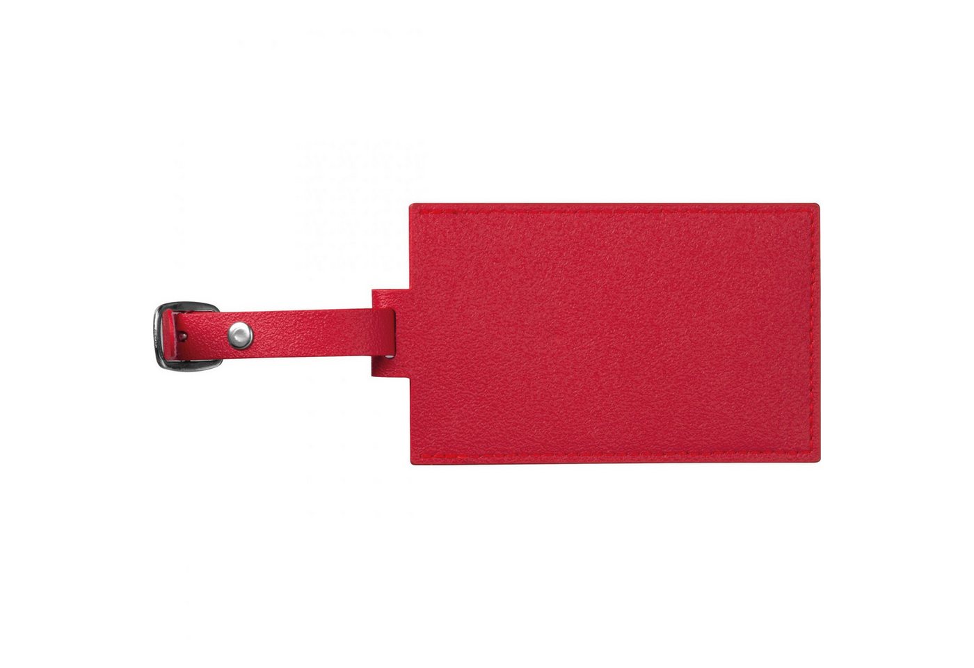 Macma Koffer Kofferanhänger aus Kunstleder / Farbe: rot