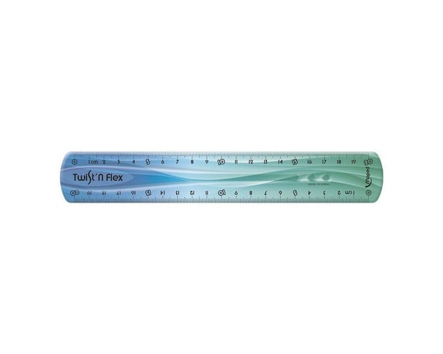 MAPED Lineal Twist'n Flex, biegsam, beidseitiger Maßstab