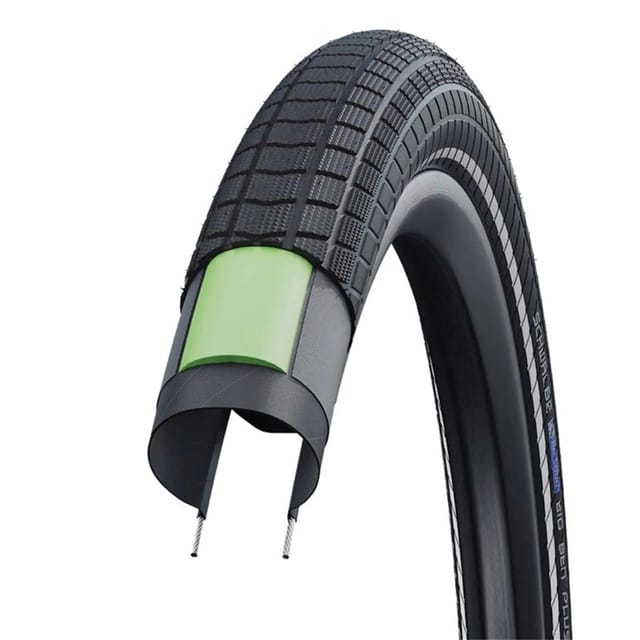 Schwalbe Fahrradreifen 26 Zoll Schwalbe Big Ben Plus Fahrrad Reifen 26x2.15 City Bike GreenGu, (1-tlg)