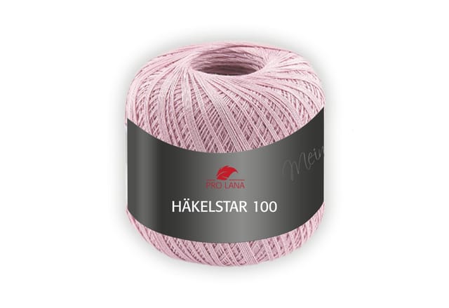 Pro Lana Pro Lana Häkelstar 100 Feines Häkelgarn Häkelwolle, 566 m (Feines Häkelgarn für Spitzen und Deko - filigrane Felder in jedem Faden), 100 g