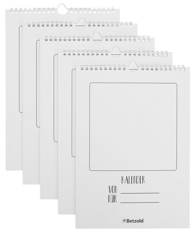 Betzold Kalender zum Selbstbasteln Bastelkalender – Kreatives Bastelset für Kinder DIY