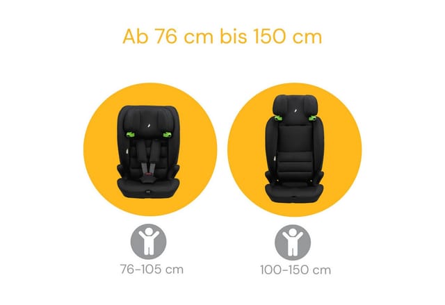 Osann Autokindersitz Lupo i-Size, ab: 15 Monate, bis: 12 Jahre, ab: 76 cm, bis: 150 cm, Kindersitz ohne Isofix, für Kinder von 76-150 cm