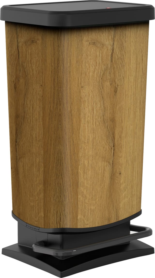 Rotho Treteimer Paso 40 L holzfarben