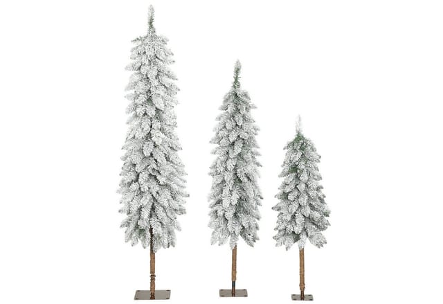 HOMCOM Weihnachtsbaum Kunststoff Metall 48L x 48B x 150H cm