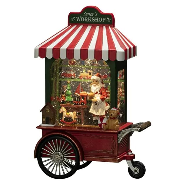 Konstsmide LED Wasserlaterne Santa in der Werkstatt