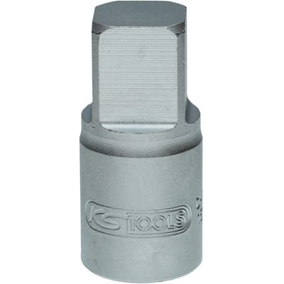 KS Tools 3/8 Zoll Öldienst-Bit-Stecknuss für Innenvierkant-Schrauben, 14 mm