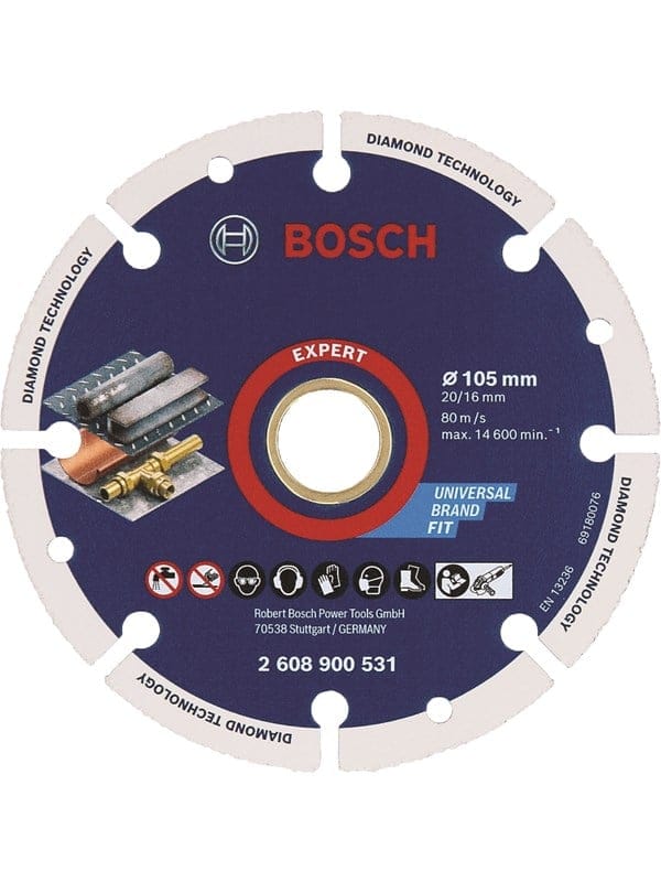 Bosch diamond disc for metal 100x20/16mm